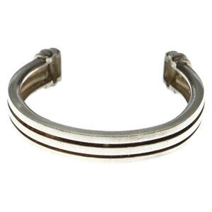 Tiffany & Co. Vintage Grooved Bangle Silver